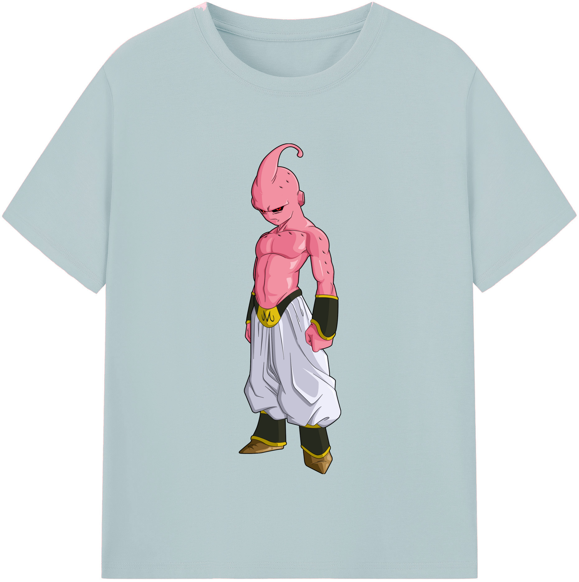 （画像用） ドラゴンボール 魔人ブウ DRAGON BALL Majin Buu 綿100％半袖Tシャツ（フロントプリント）